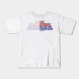 Guitar Effects Fuzz Overdrive Distortion Compressor Kids T-Shirt